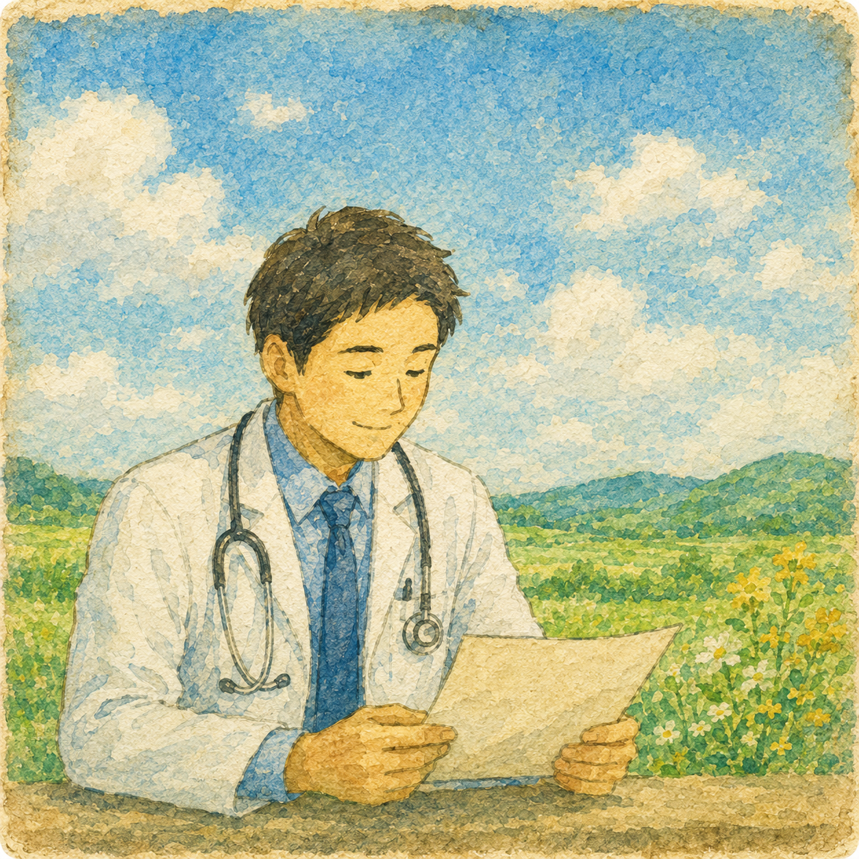 あおぞらメディカルクリニックのMedical Letterジャケット