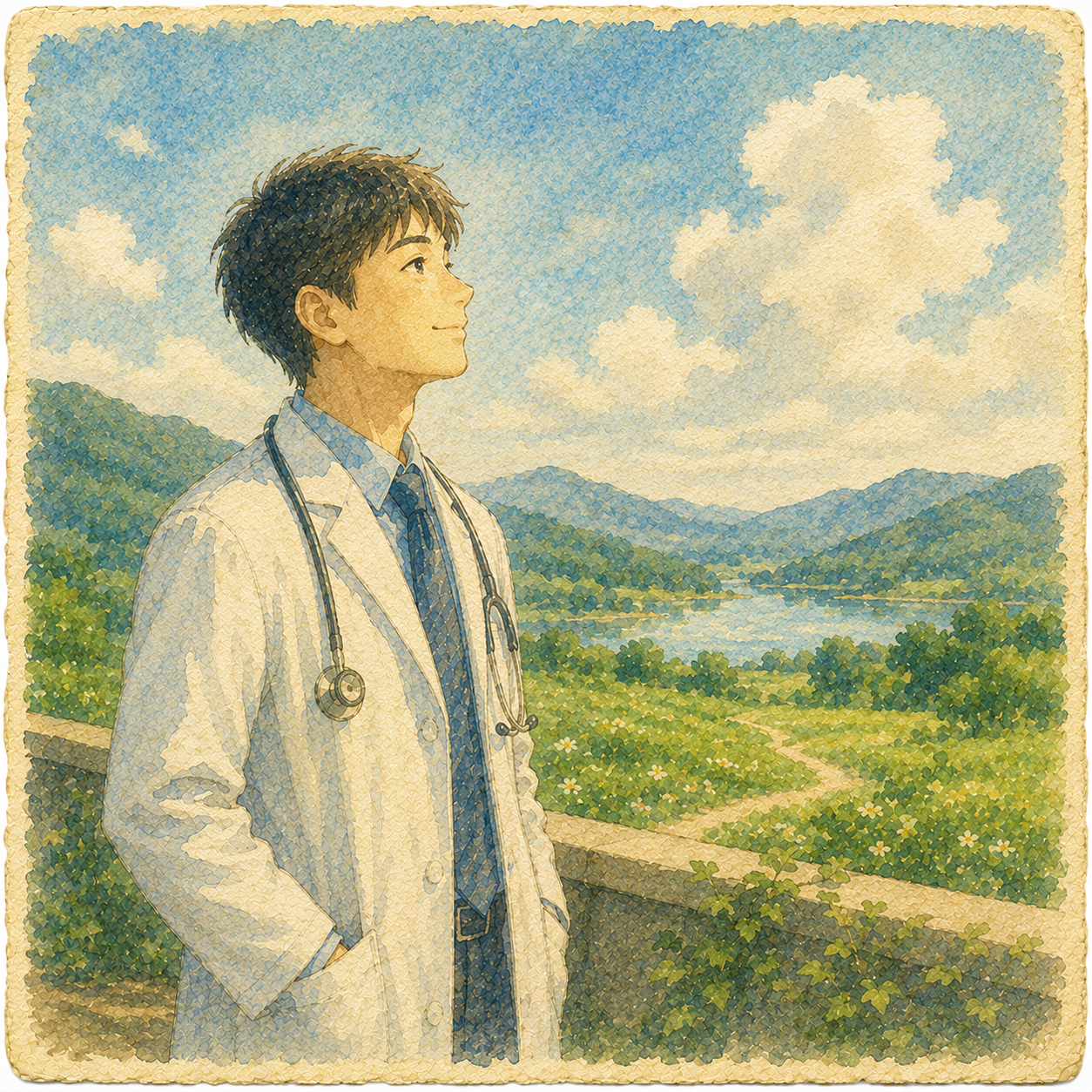 海辺の診療所のMedical Letterジャケット